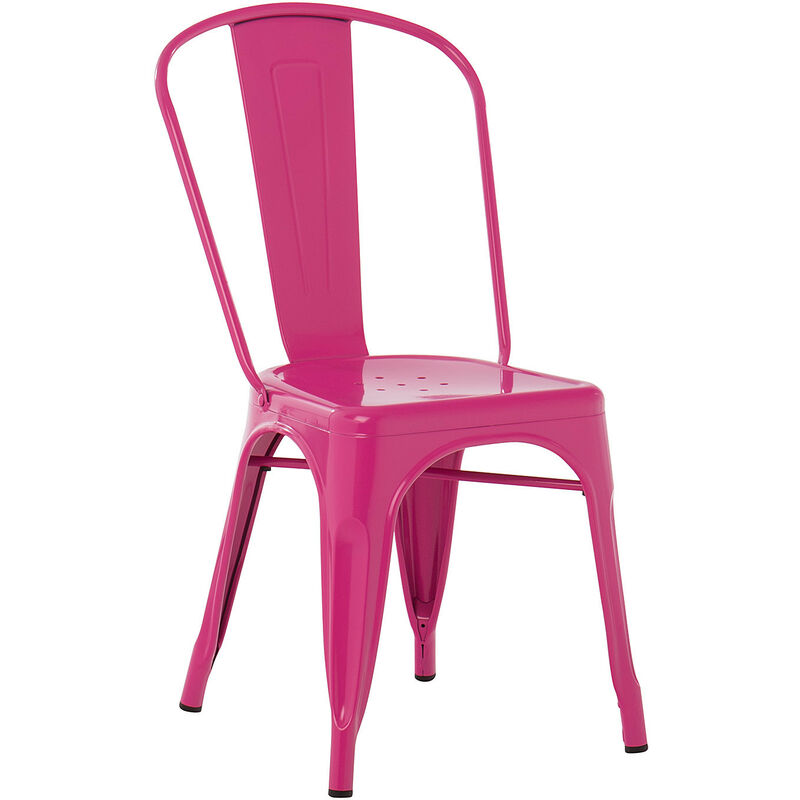 

Silla LIX Comedor Cocina Bar Estilo Industrial - Rosa Fucsia Brillante - Sklum