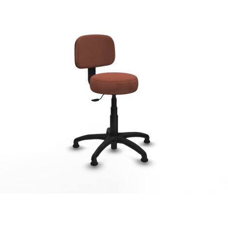Silla Llanos giratorio bali marrón base poliamida 600 topes