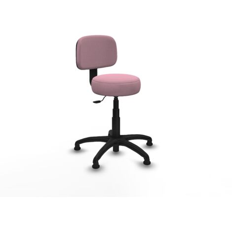 Silla Llanos giratorio bali rosa base poliamida 600 topes