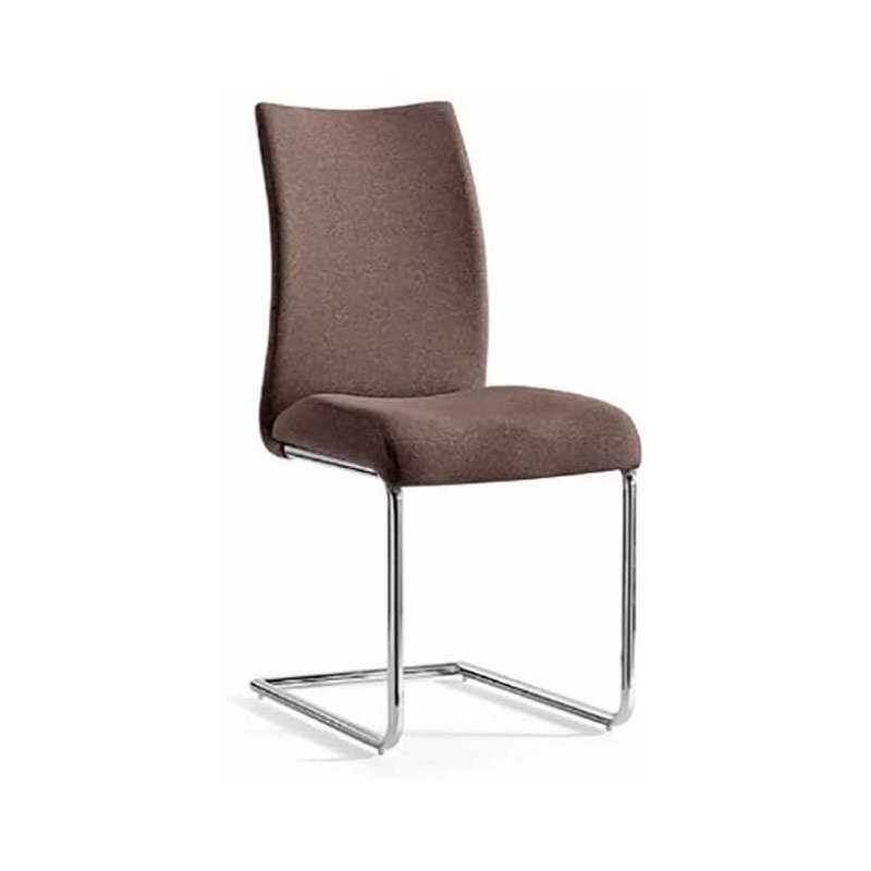 

Silla Luca tapizadas tela en 3 colores diferentes 93 cm(alto)42 cm(ancho)52 cm(largo) Color MARRON CHOCOLATE