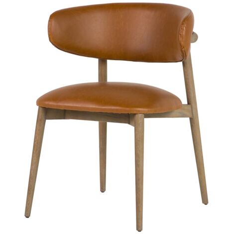 Silla Madera Fresno Marron 59X56X80 Cm