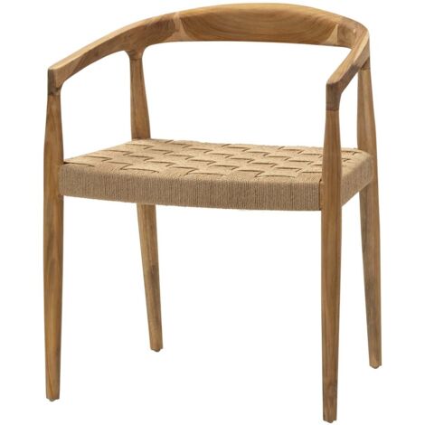 Silla Madera Teka Cuerda 58X55X72 Cm
