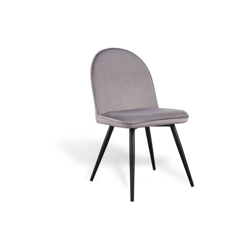 

Silla Mads Velvet Black Gris Ancho: 51 Cm X Largo: 51 Cm X Alto: 89 Cm