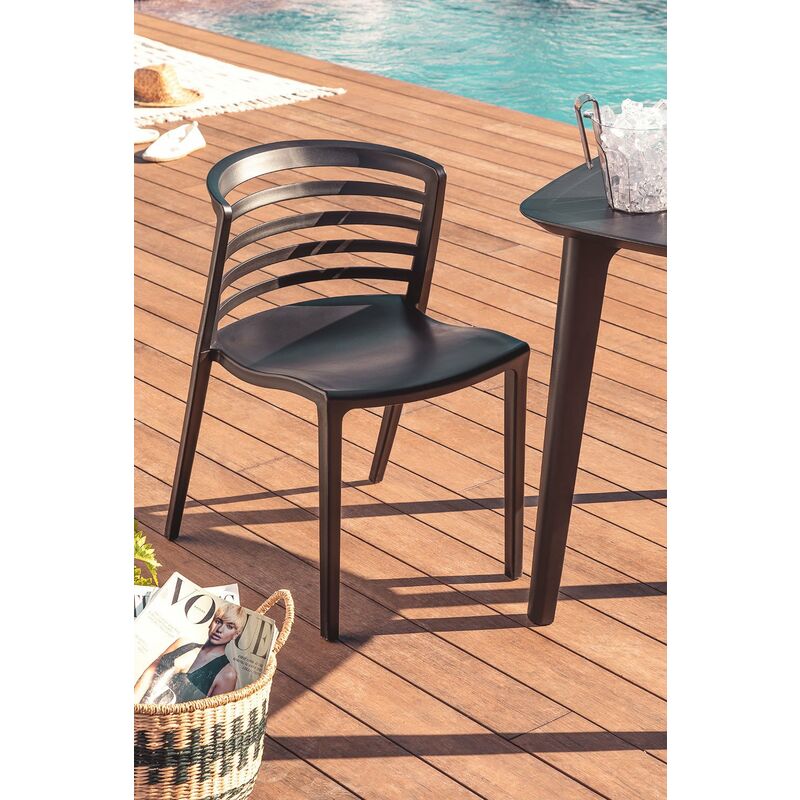 

Silla de Jardín Mauz Negro Mate - Sklum