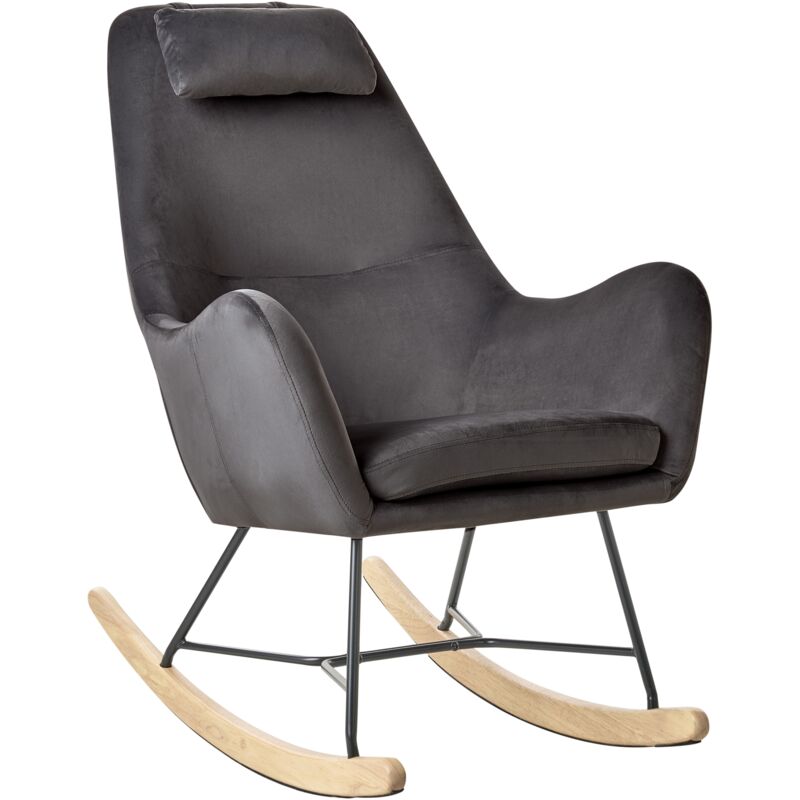 

Silla mecedora gris oscuro ARRIE