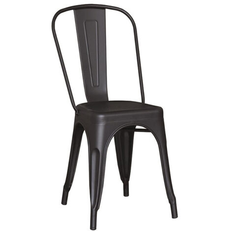 SILLA METAL 801 NEGRA DL