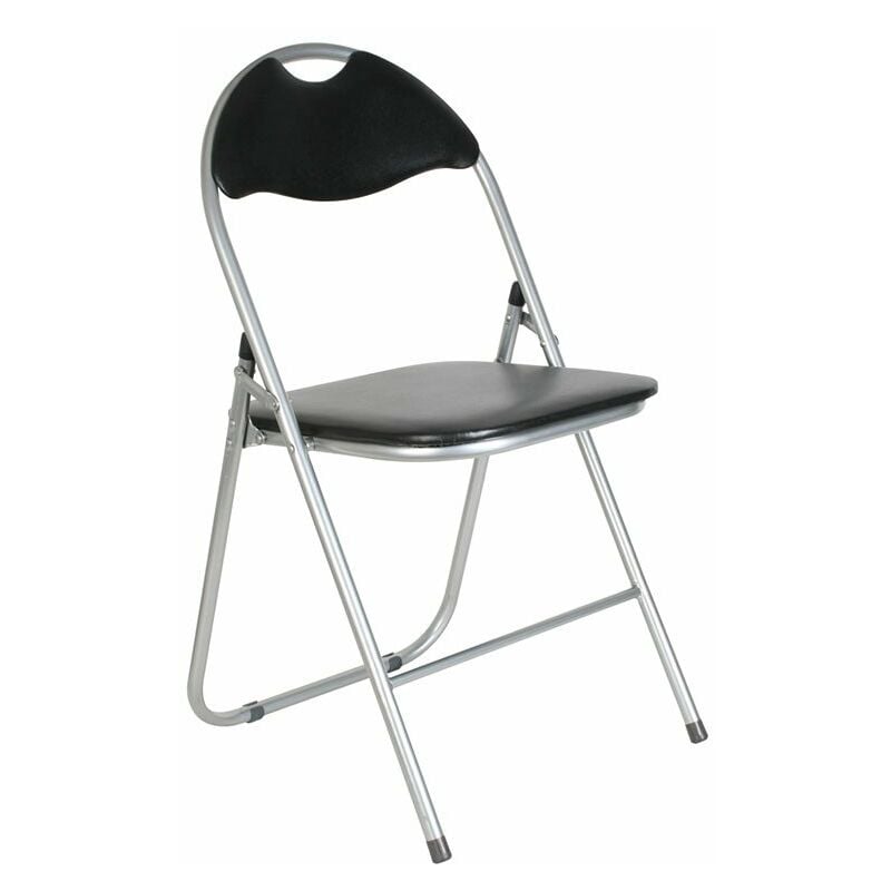 

Silla Metalica Plegable Metal/Negro