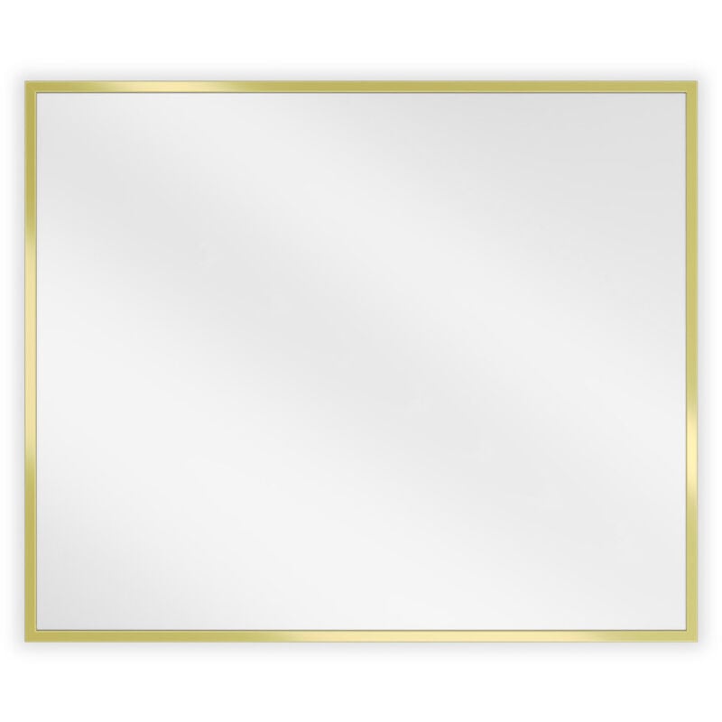 Desconocido - silla Miroir mural rectangulaire, 60 x 50 cm, cadre doré