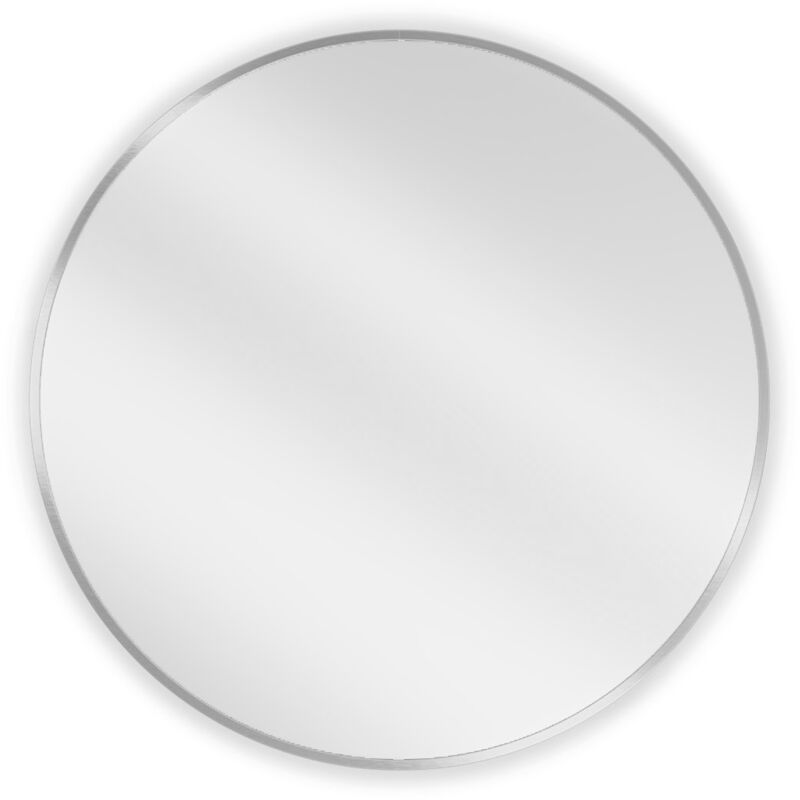 Desconocido - silla Miroir mural rond, 70 cm, cadre chromé