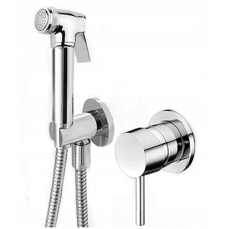 DESCONOCIDO SILLA Mitigeur de bidet encastré Rosa en Laiton, économie d'eau, Ensemble hygiénique, Chromé