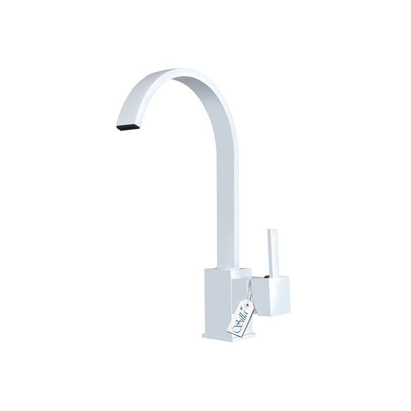 Desconocido - silla Mitigeur lavabo moderne en Laiton, économie d'eau, Blanc