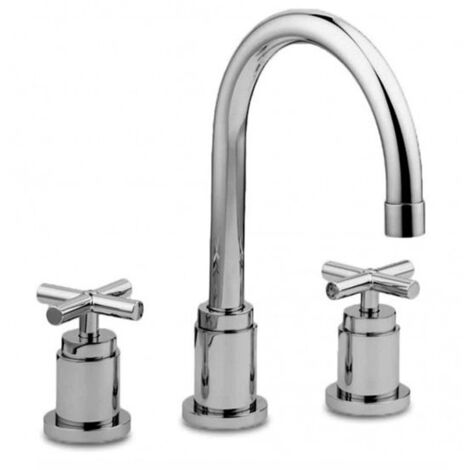 SILLA Mitigeur lavabo moderne en Laiton, économie d'eau, Chromé