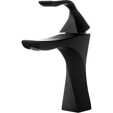 SILLA Mitigeur lavabo moderne en Laiton, économie d'eau, Noir