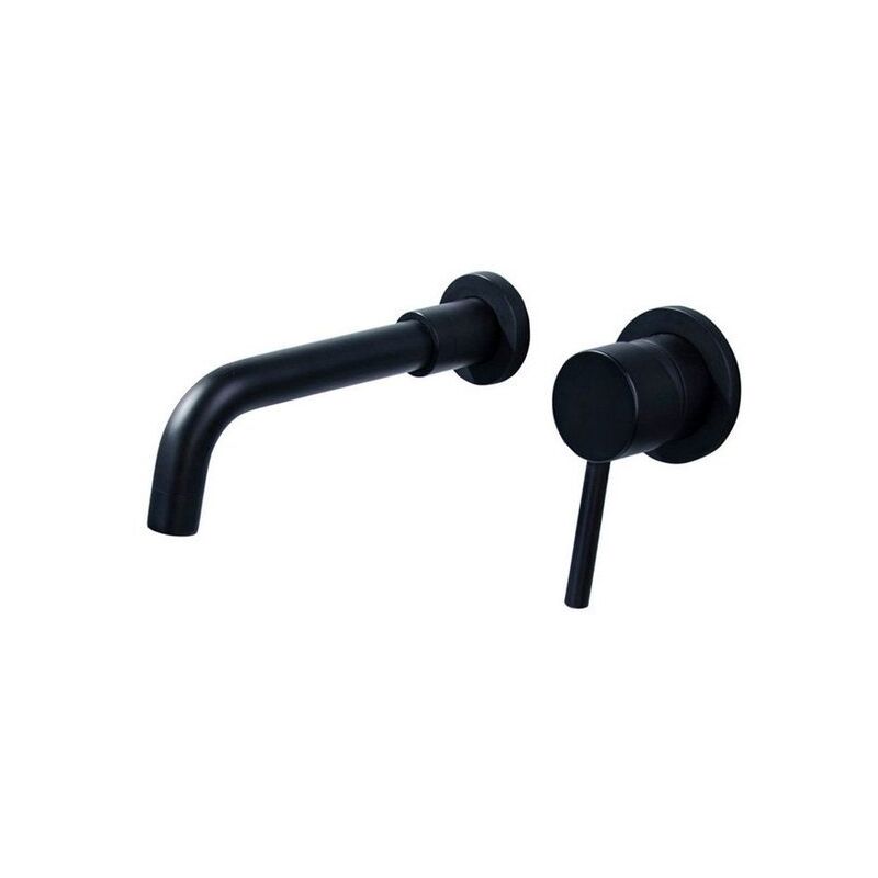 Desconocido - silla Mitigeur lavabo moderne en Laiton, mural à encastrer, Noir