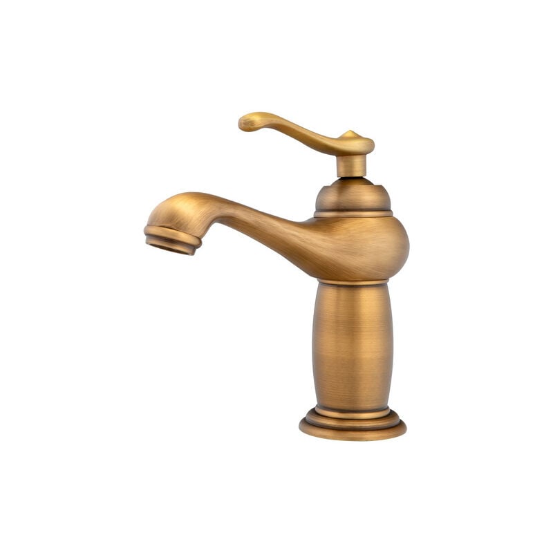 Desconocido - silla Mitigeur lavabo retro en Laiton, économie d'eau, Vintage doré