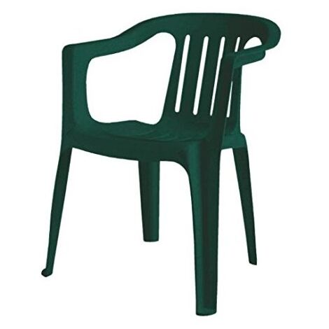 Silla monobloc Giada verde bosque scab