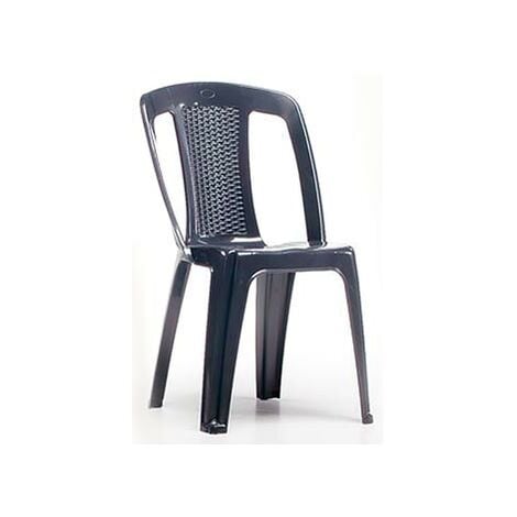 QFPLUS SILLA MONOBLOC SIN BRAZOS ELBA ANTRACITA - 12116