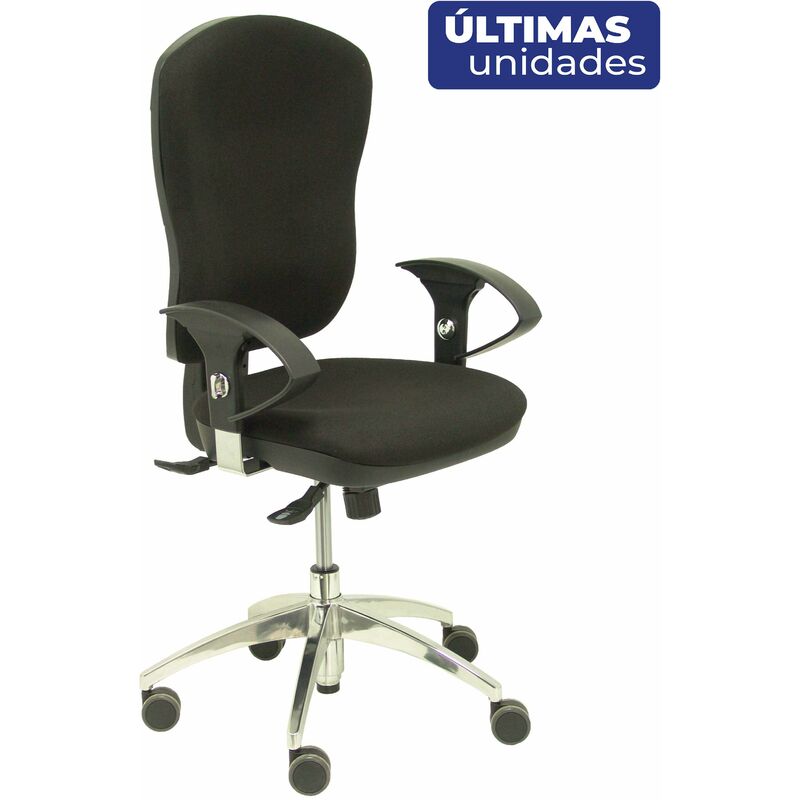 

Silla Moral sincro tela negra brazos regulables