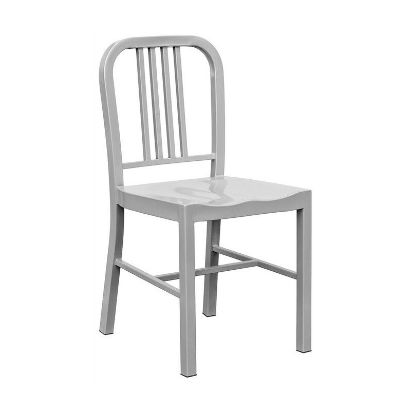 

Silla NAO, acero, gris plata