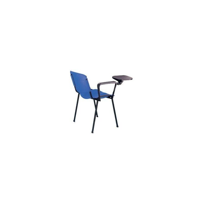 

Silla NIZA, pala de escritura, chasis negro, asient. y resp.en plástico (disponible 3 colores)