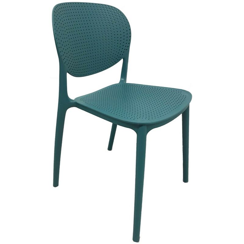

Silla OCEAN, apilable, polipropileno turquesa