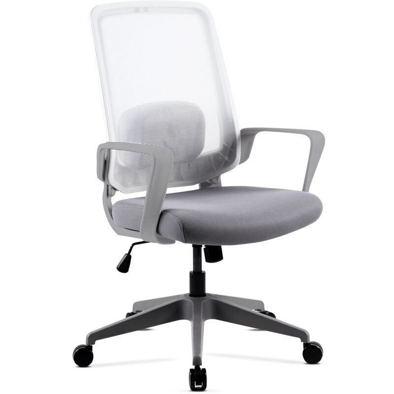 

Silla de oficina con ruedas, silla ergonomica para escritorio con altura regulable, silla para computadora con reposabrazos, silla giratoria con