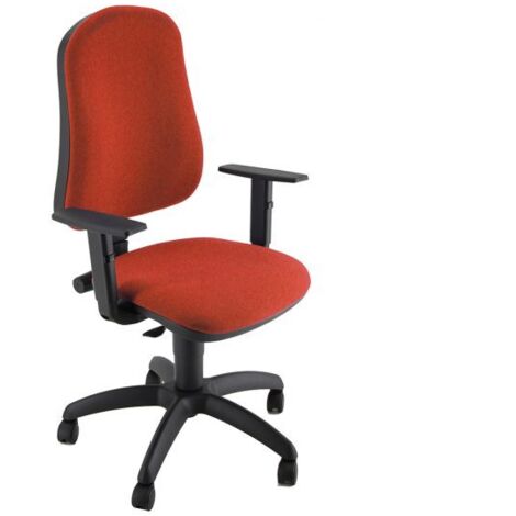 Silla Operativa Volga Simpel Roja Reposabrazos Ajustables Un