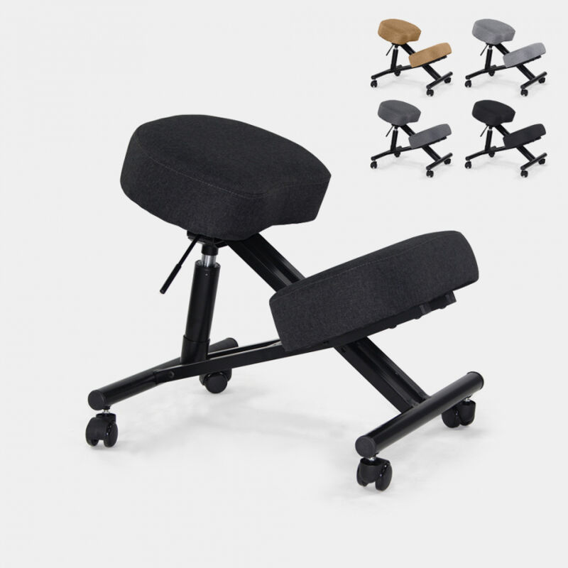 

Bodyline-health And Massage - Silla ortopédica Taburete Sueco ergonómico Balance Lux | Color: Negro