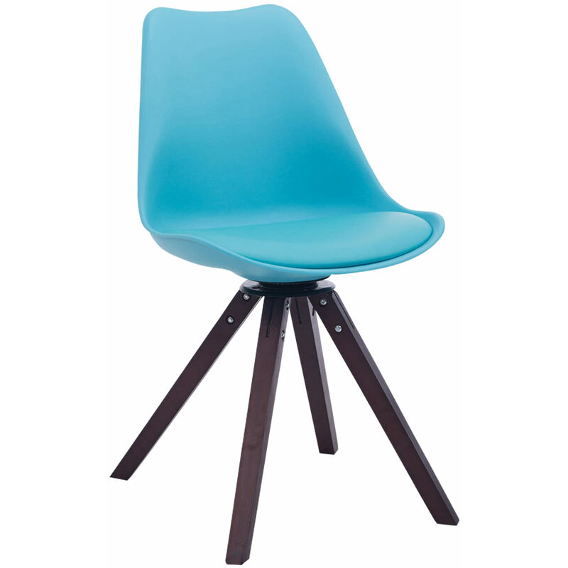 

CLP - Silla para visitas Troyes Square Azul Nogal (roble)