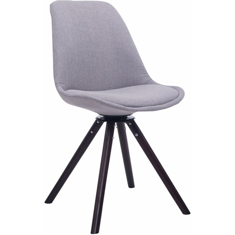 

Silla para visitas Troyes Rund en Tela Gris Nogal (roble)