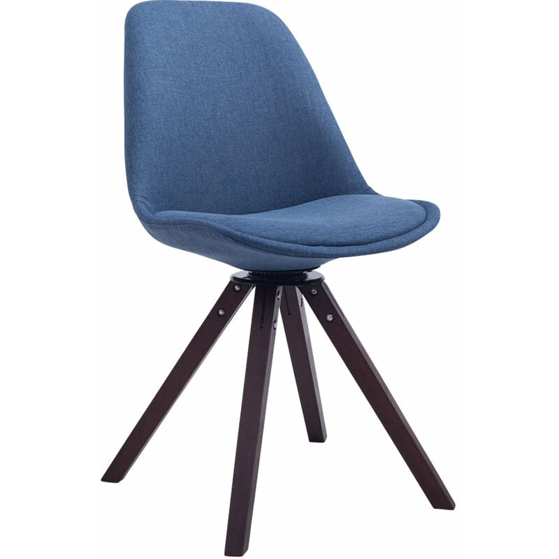 

Silla para Visitas Troyes Square en Tela Azul Nogal (roble)