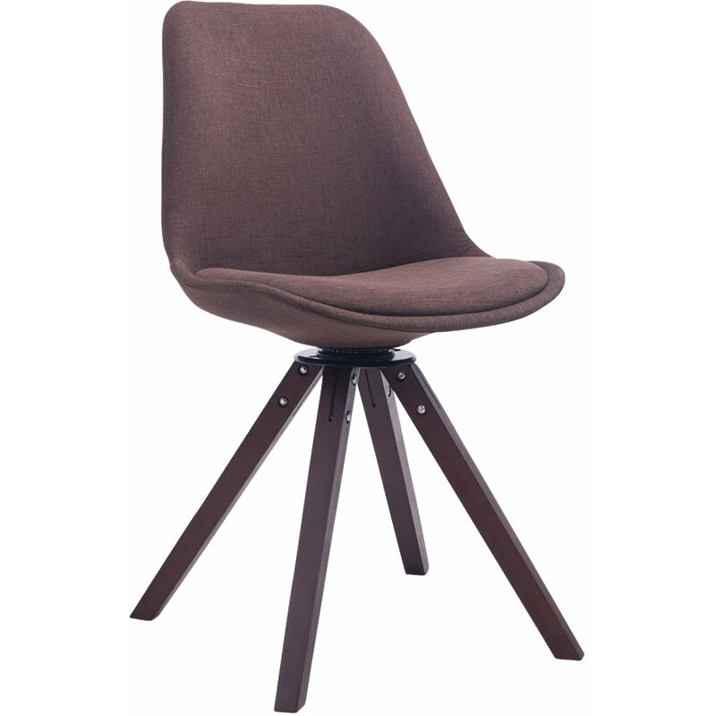 

CLP - Silla para Visitas Troyes Square en Tela Marrón Nogal (roble)