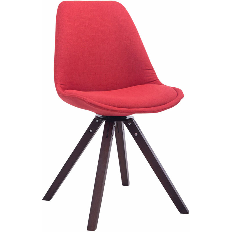 

Silla para Visitas Troyes Square en Tela Rojo Nogal (roble)
