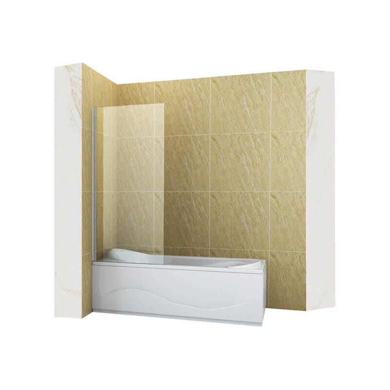 Desconocido - Silla Pare-baignoire aston, fixe, 50x150 cm, Chromé