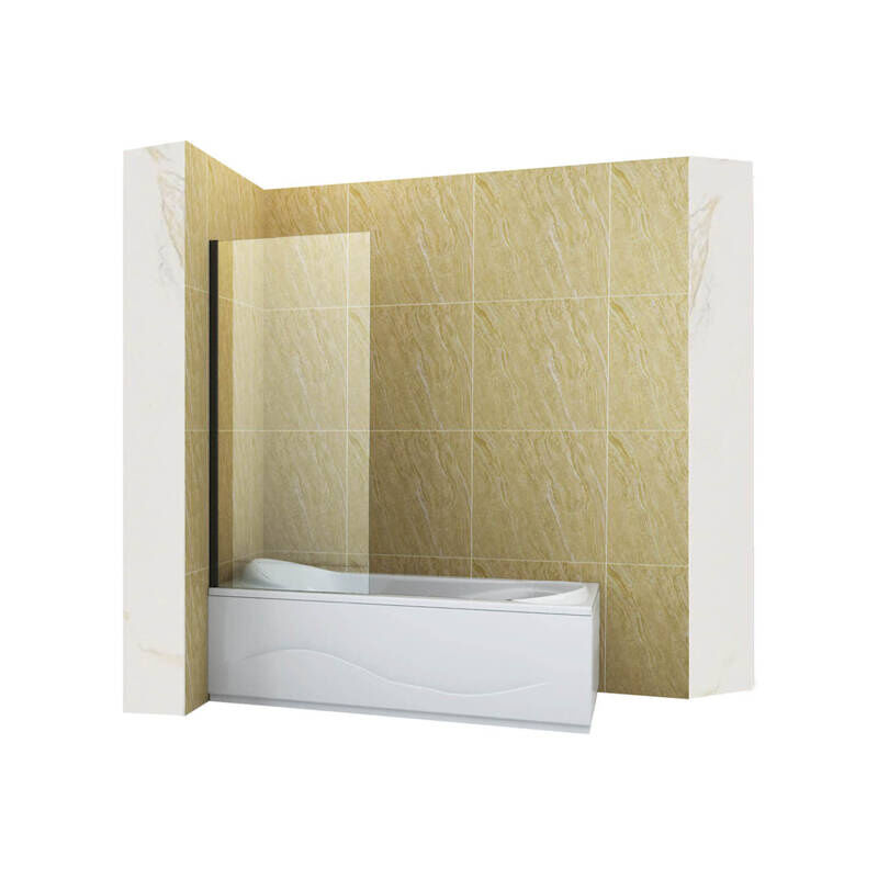 Desconocido - Silla Pare-baignoire aston, fixe 80x150 cm, Noir