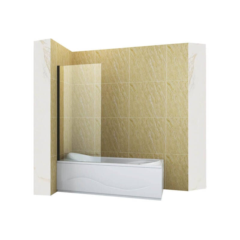 Desconocido - Silla Pare-baignoire aston, fixe, 90x150 cm, Noir