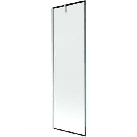 Silla Pare-baignoire fixe, 60x150 cm, Chromé