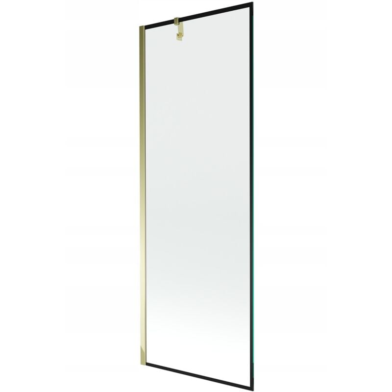 Desconocido - Silla Pare-baignoire fixe, 70x150 cm, Doré