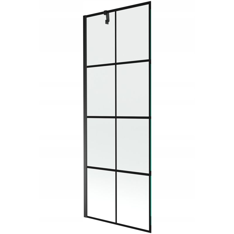 Desconocido - Silla Pare-baignoire fixe, 70x150 cm, Noir