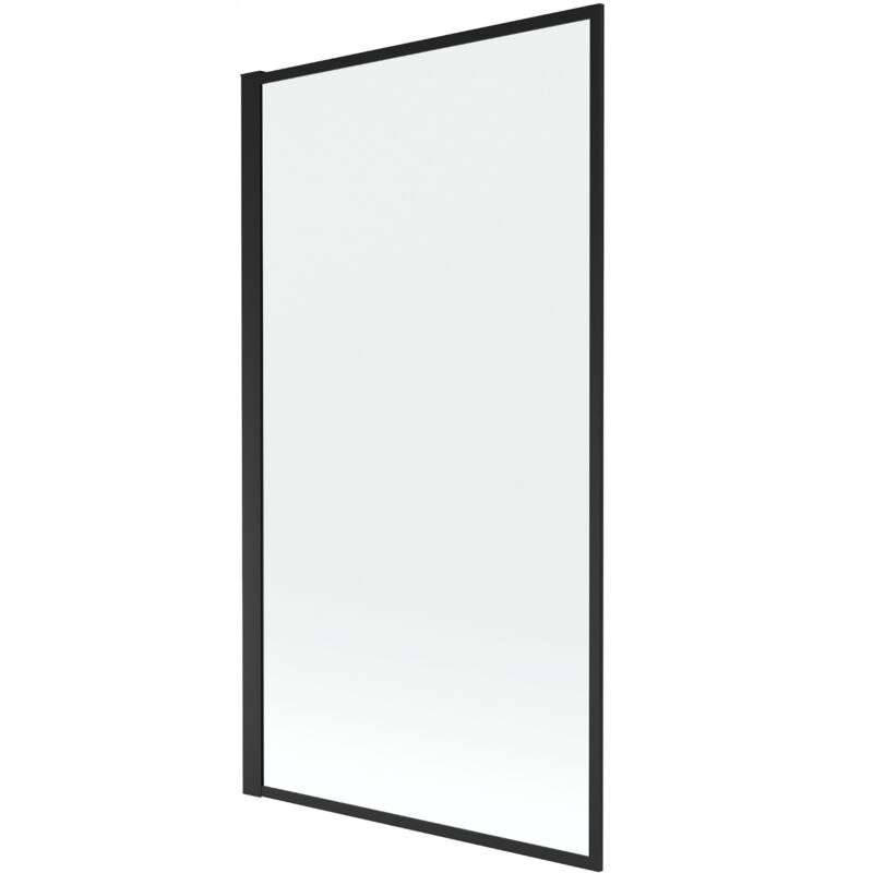 Desconocido - Silla Pare-baignoire fixe, 80x140 cm, Noir