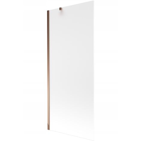 Silla Pare-baignoire fixe, 80x150 cm, Bronze