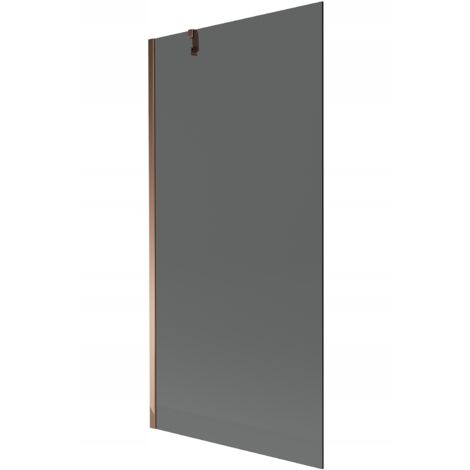 Silla Pare-baignoire fixe, 90x150 cm, Bronze