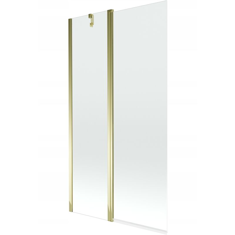 Desconocido - Silla Pare-baignoire pivotant, 100x150 cm, Doré