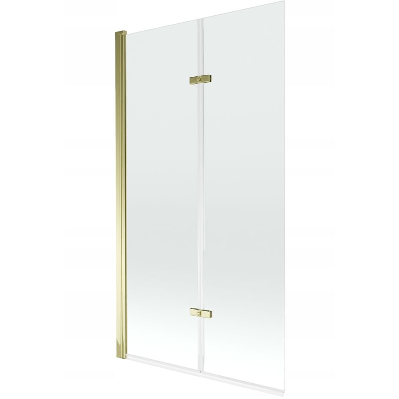 Desconocido - Silla Pare-baignoire pivotant, 100x150 cm, Doré