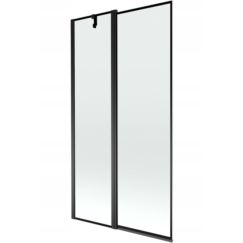 Desconocido - Silla Pare-baignoire pivotant, 100x150 cm, Noir