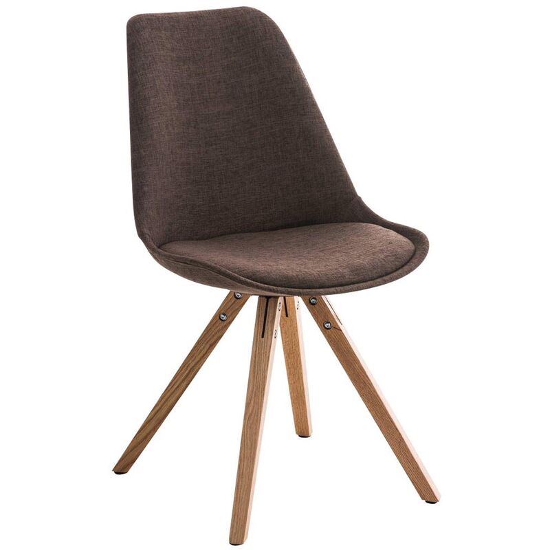 

Silla De Comedor Pegleg Square En Tela Marrón