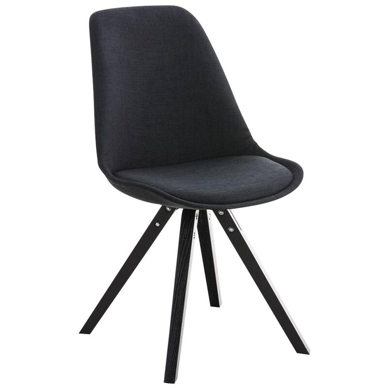 

Silla Pegleg Square En Tela & En Negro Negro