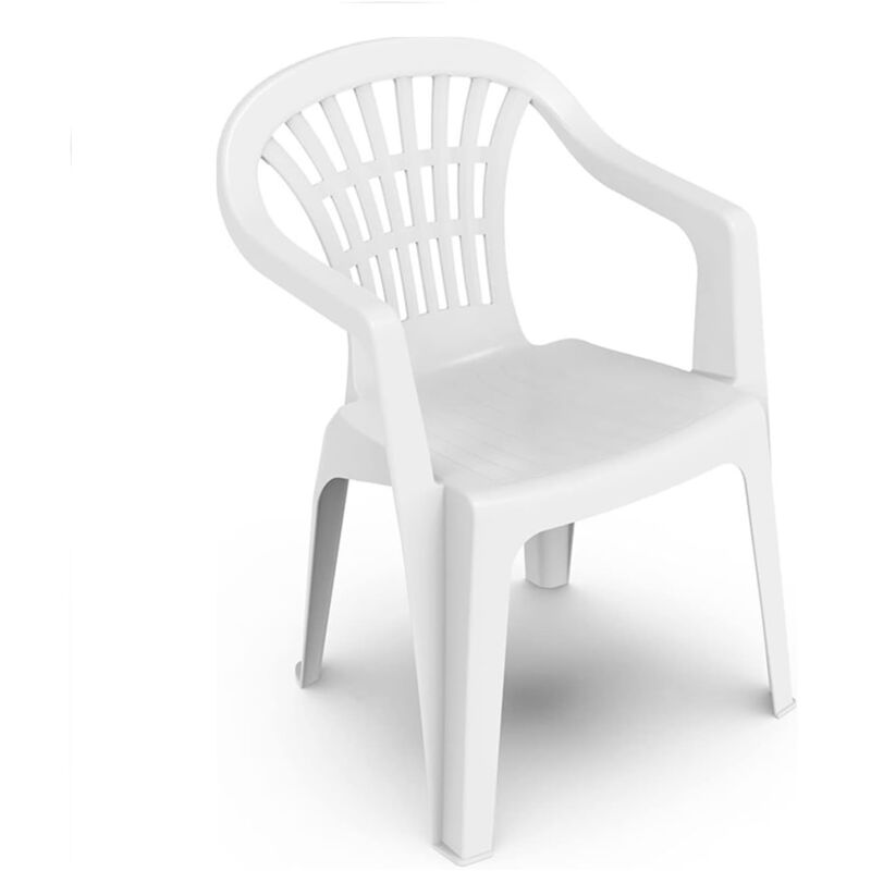 

Silla plastico apilable Blanco