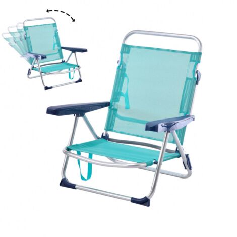 Silla Playa Plegable y Convertible en Hamaca