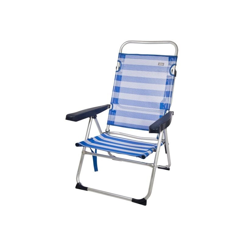 

Silla plegable multiposición aluminio aktive beach 63x57x99 cm - marinera